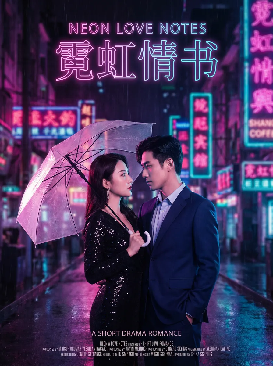 秘密爱 电影 热播都市爱情短剧 - 霓虹情书海报
